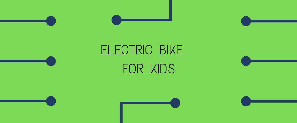 Electric Bike For Kids